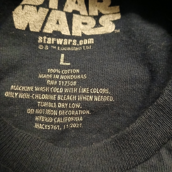 Kids large Yoda star wars print t'shirt - Picture 4 of 4